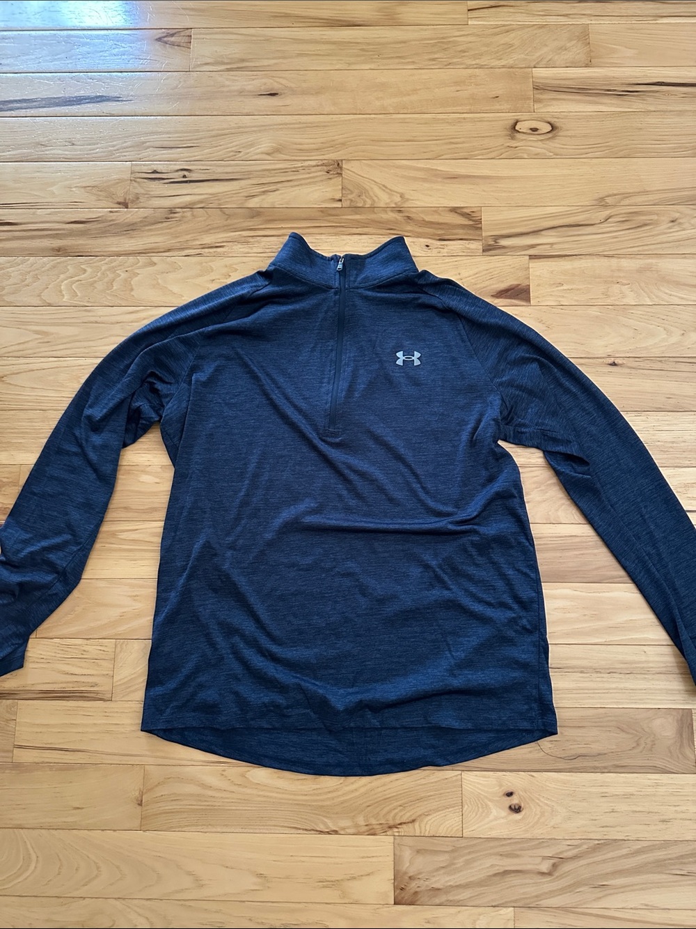 Under Armour Men's Dark Blue Quarter-Zip Athletic Pullover